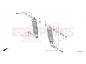 HONDA DAX 125 (ST125AP) 2023 F-33 REAR CUSHION