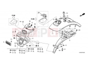 HONDA DAX 125 (ST125AP) 2023 F-34 REAR FENDER