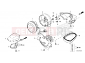 HONDA DAX 125 (ST125AP) 2023 F-36 TAILLIGHT/LICENSE LIGHT