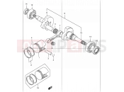 SUZUKI AZ50 X (1999) Lets 4 - CRANKSHAFT