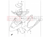 SUZUKI AZ50 X (1999) Lets 28 - REAR LEG SHIELD