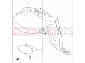 SUZUKI AZ50 X (1999) Lets 30 - FRONT FENDER