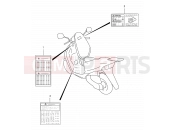 SUZUKI AZ50 X (1999) Lets 35 - LABEL