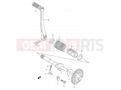 SUZUKI BX120 R (1994) 12 - KICK STARTER