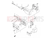 SUZUKI BX120 R (1994) 17 - TURN SIGNAL LAMP