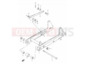 SUZUKI BX120 R (1994) 33 - REAR SWINGING ARM