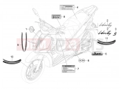 PIAGGIO Liberty 50 E5+ (EU) Plates - Emblems