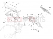 PIAGGIO Liberty 50 E5+ (EU) Rear cover - Splash guard