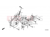 HONDA XR650L2R XR650L 2024 E-9 LEFT CRANKCASE COVER