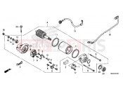 HONDA XR650L2R XR650L 2024 E-12-1 STARTING MOTOR (2)