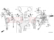 HONDA XR650L2R XR650L 2024 F-3 HANDLE LEVER/SWITCH/CABLE