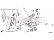 HONDA XR650L2R XR650L 2024 F-5 HANDLE PIPE