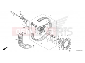 HONDA XR650L2R XR650L 2024 F-10 FRONT WHEEL