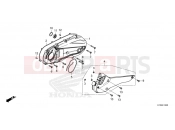 HONDA PCX150 (WW150M) 2021 E-13 LEFT SIDE COVER