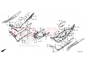 HONDA PCX150 (WW150M) 2021 F-14 FLOOR STEP