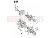SUZUKI CS50 / CS50D Z (1982) 13 - TRANSMISSION (3)
