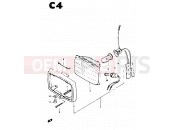 SUZUKI CS50 / CS50D Z (1982) 19 - HEADLAMP (CS50Z, CS50D)