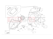 DUCATI Hypermotard 1100 S Headlight & instr. panel
