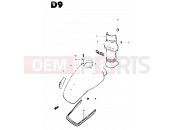 SUZUKI CS50 / CS50D Z (1982) 38 - FRAME HEAD COVER - FRONT FENDER (CS50GD)