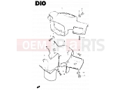 SUZUKI CS50 / CS50D Z (1982) 39 - COVER HANDLE