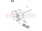 SUZUKI CS50 / CS50D Z (1982) 44 - FRONT BRAKE LEVER - SWITCH (CS50D)