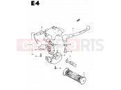 SUZUKI CS50 / CS50D Z (1982) 46 - FRONT BRAKE LEVER - SWITCH (CS50DD, CS50GD)