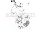 SUZUKI CS50 / CS50D / CS50G D (1983) 10 - COOLING FAN (MODEL D)