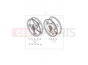 TRIUMPH DAYTONA 675R from VIN 564948 Wheel Kit Pair