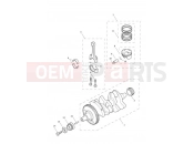 TRIUMPH DAYTONA 675R from VIN 564948 Crankshaft, Connecting Rods, Pistons & Liners