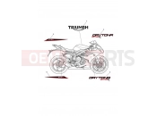 TRIUMPH DAYTONA 675R from VIN 564948 Decals > 657136