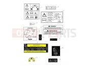TRIUMPH DAYTONA 675R from VIN 564948 Warning Labels