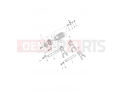 TRIUMPH DAYTONA 675R from VIN 564948 Gear Selector Drum