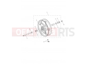 TRIUMPH DAYTONA 675R from VIN 564948 Front Wheel