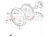 SUZUKI DF125E X (1999) 21 - HEADLAMP