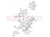 SUZUKI DF200E W (1998) 1 - CYLINDER HEAD