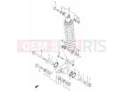 SUZUKI DF200E W (1998) 47 - REAR CUSHION LEVER