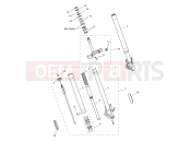 TRIUMPH Tiger 900 GT front forks & lower yoke assy