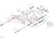 DUCATI Streetfighter V2 S Rear swingarm