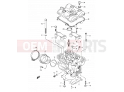 SUZUKI DL1000 K4 (2004) V-Strom 3 - REAR CYLINDER HEAD