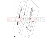 SUZUKI DL1000 K4 (2004) V-Strom 54A - FRONT DAMPER (MODEL K3/K4/K5/K6)