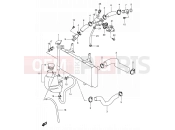SUZUKI DL1000 K5 (2005) V-Strom 20 - RADIATOR HOSE
