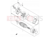 SUZUKI DL1000 K5 (2005) V-Strom 25 - STARTING MOTOR