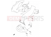 SUZUKI DL1000 K5 (2005) V-Strom 50 - SIDE COWL INSTALLATION PARTS