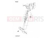 SUZUKI DL1000 K5 (2005) V-Strom 55 - STEERING STEM