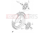SUZUKI DL1000 K5 (2005) V-Strom 56 - FRONT WHEEL