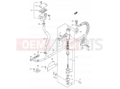 SUZUKI DL1000 K5 (2005) V-Strom 65 - REAR MASTER CYLINDER