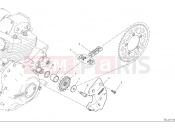 DUCATI Scrambler Icon Dark Front sprocket & chain