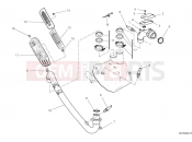 DUCATI Scrambler Full Throttle Exhaust pipe assy