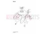 SUZUKI DL1000 K7 (2007) V-Strom (E03,E28,E33) 39 - FUEL TANK (MODEL K7/K8)