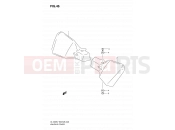 SUZUKI DL1000 K7 (2007) V-Strom (E03,E28,E33) 46 - KNUCKLE COVER